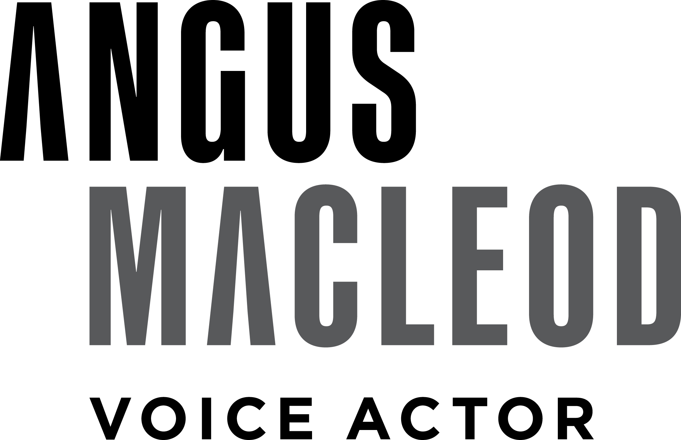 Angus MacLeod Voice Actor Logo